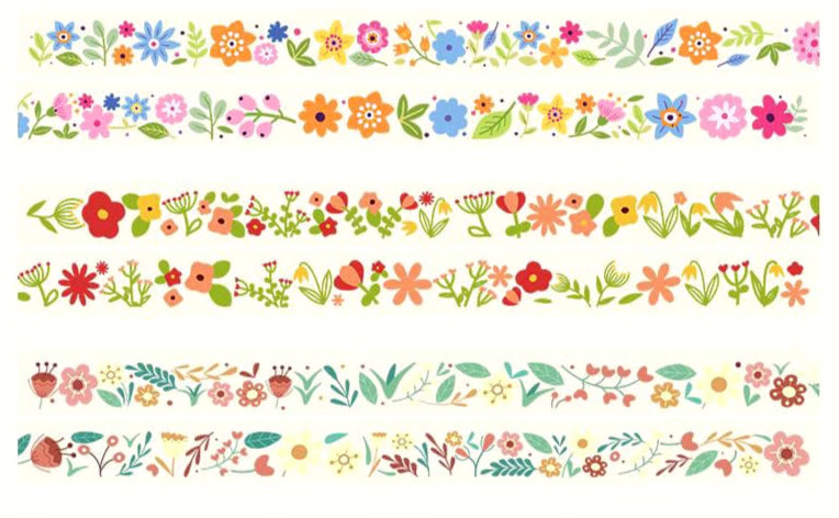 Floral Washi tapes